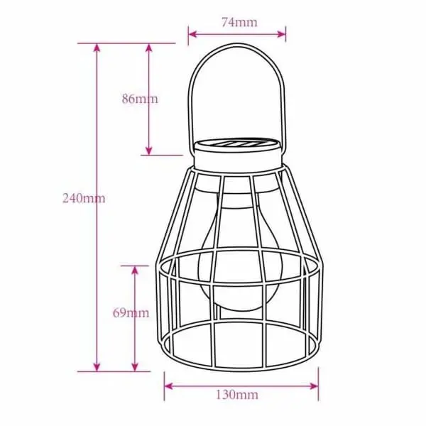 Copper Acier Solar Pendant Light