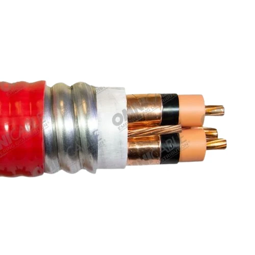 500 MCM 3C MV-105 Interlocked Armored Power Cable 15kV VINYLE Jacket