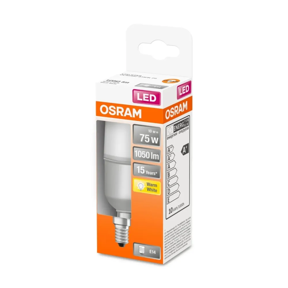 Certifié CE AMPOULE LED STICK 10W E14 TEMPÉRÉ