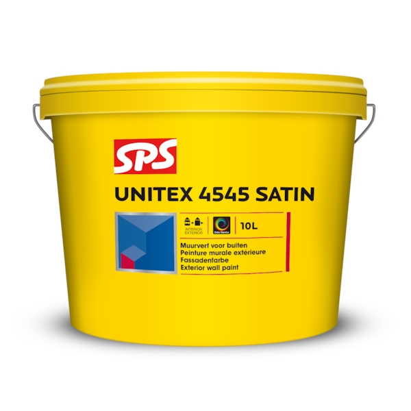 Peinture murale UNITEX 4545 SATIN - seau 10 L - blanc - SPS