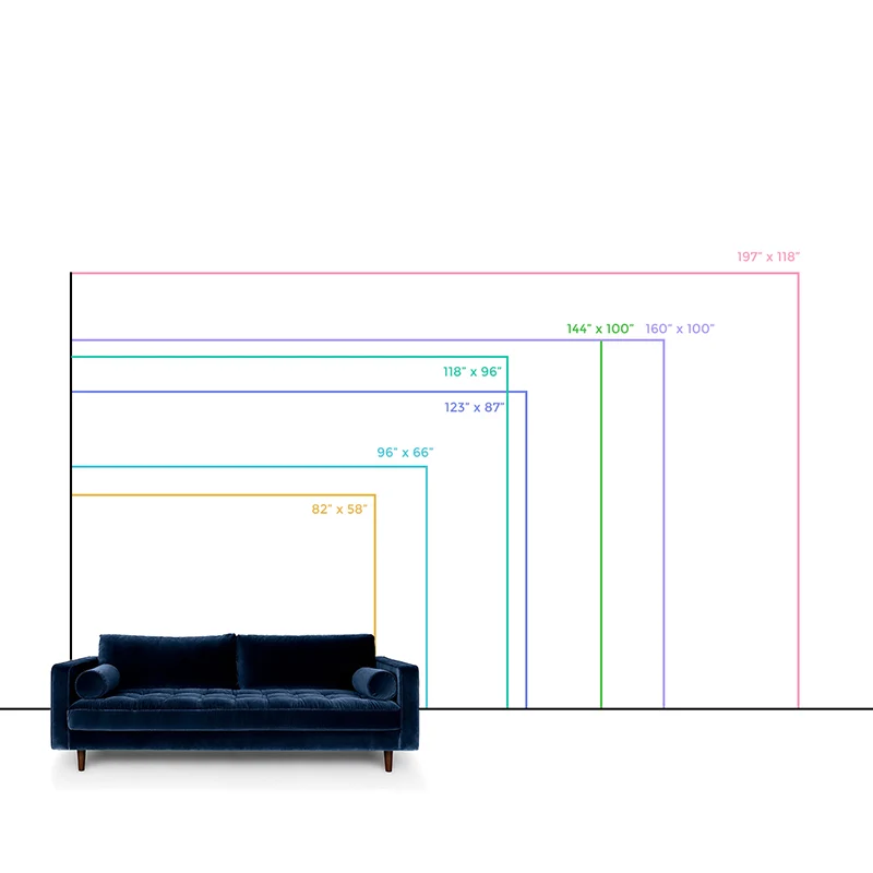 Autocollant Mural avec vue sur les surtensions et le coucher du soleil, matériau Non tissé Tropical, Art Mural en bleu pou...