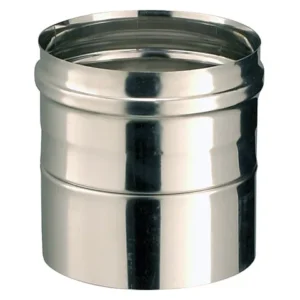 Adaptateur inox SOI Poujoulat ø130F - 130F pour maison individuelle