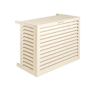 Cache-climatiseur Horizon crème 90 x 70 cm avec Filtre lavable