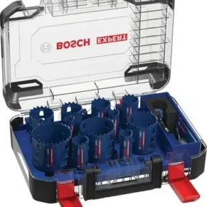 Ajustable Coffret trépan carbure Power Change bois / métal / inox 13 pièces