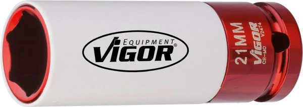 Douille pour boulonneuse VIGOR carrée creuse 125 mm (1/2 pouce) profil à six pans extérieurs 21 mm V2474 acquérir à bas prix