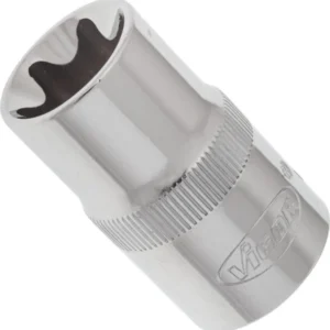 VIGOR Insert de clé à douille TORX carré creux 125 mm (1/2 pouce) profil TORX externe E18 lot de 5 V2196 obtenir à bas prix