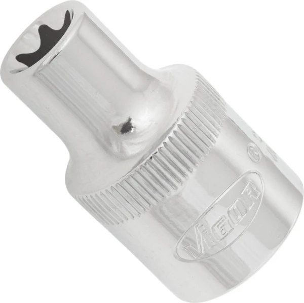 VIGOR Insert de clé à douille TORX carré creux 125 mm (1/2 pouce) profil TORX externe E11 V2731 commander à bas prix
