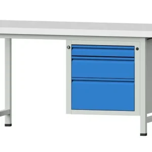Établis ANKE Établi combiné exemple 710 E 1500 x 700 x 850 mm RAL 7035/5012 KSP 50 mm 510.527 prendre à bas prix