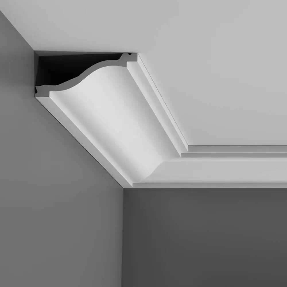 Stuckleiste C331 weiß | 135 x 64 x 2000 mm