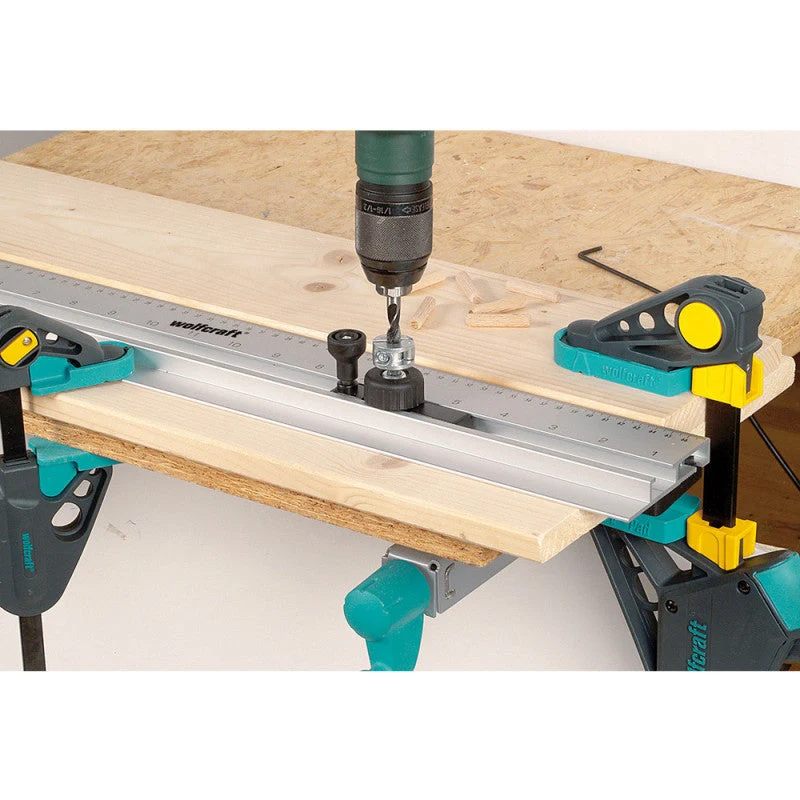 Guide d'assemblage bois en série WOLFCRAFT 4650000 avec système d'accrochage