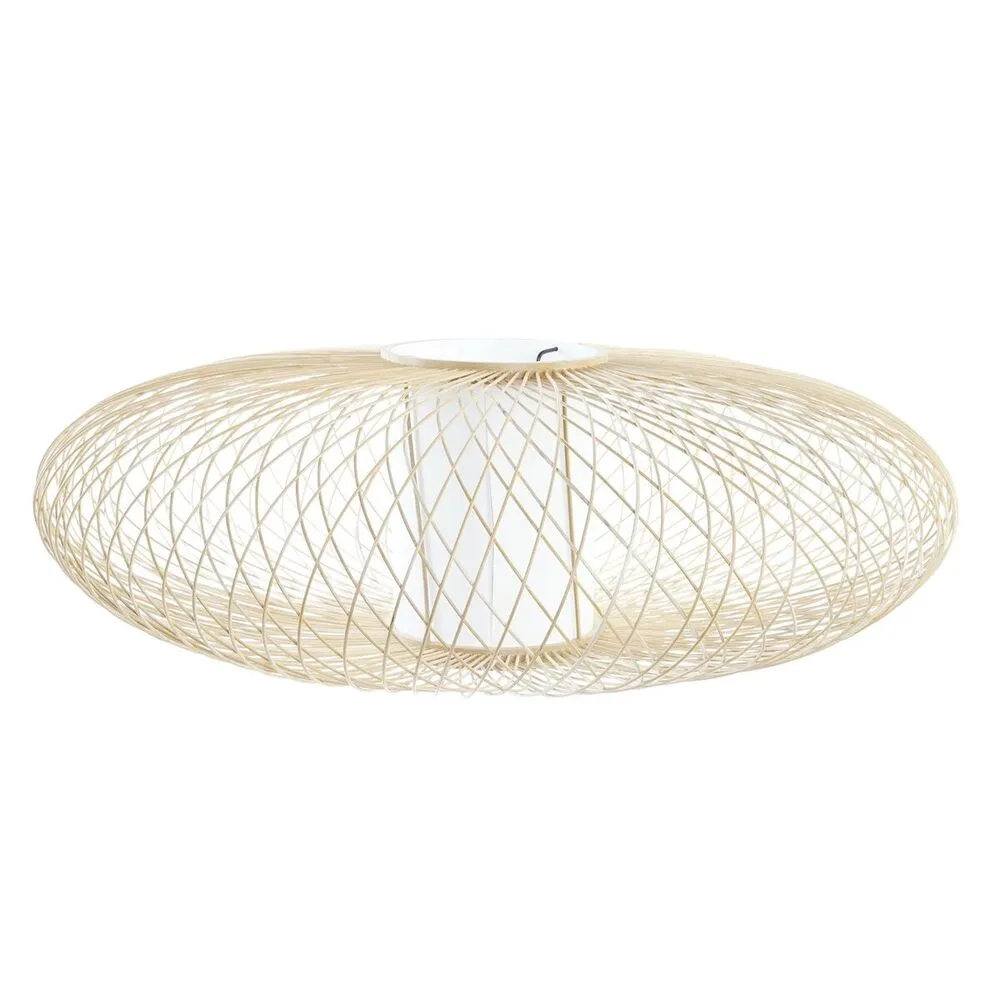 Lamp Shade DKD Home Decor Polyester Osier (62 x 62 x 20 cm)