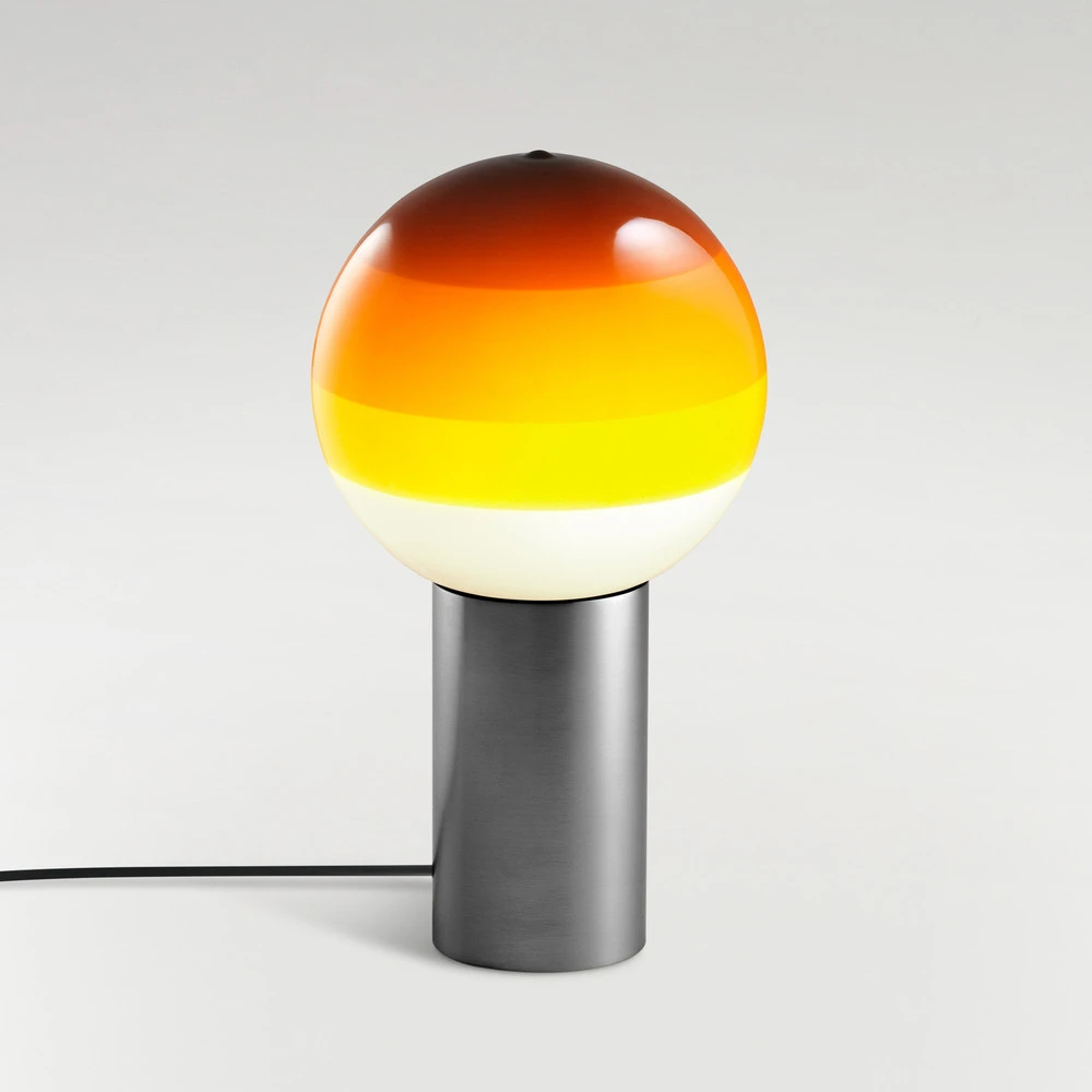 MARSET Dipping Light M lampe table ambre/graphite | Dimmable | Haute luminosité