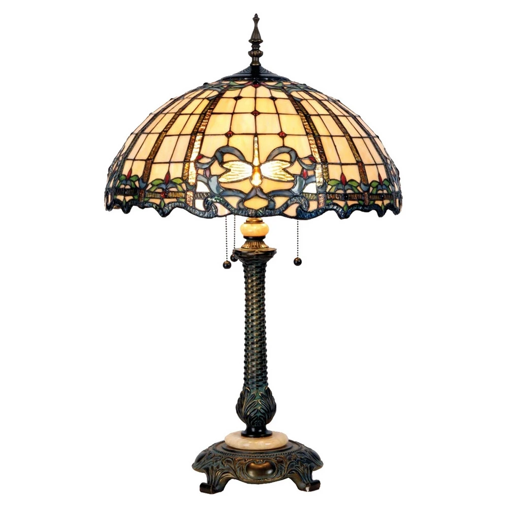 Vraiment belle lampe de table Atlantis, style Tiffany