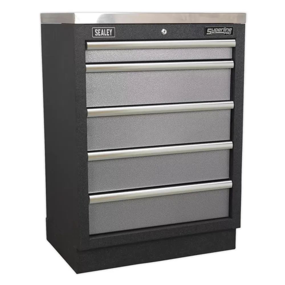 Sealey APMSSTACK17W Superline Pro 4.9m Storage System Pressed Wood Worktop