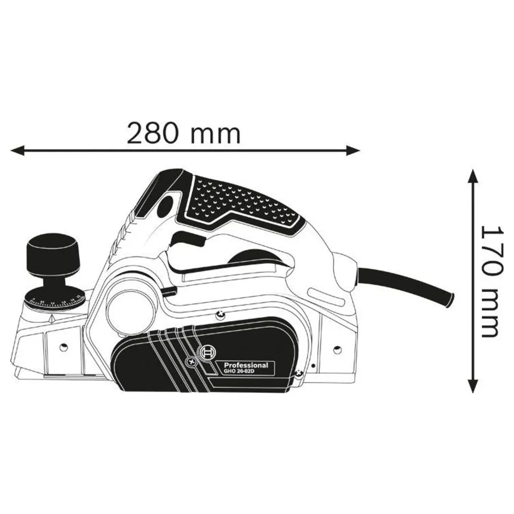 Avion Bosch GHO 26-82 D PRO 710W