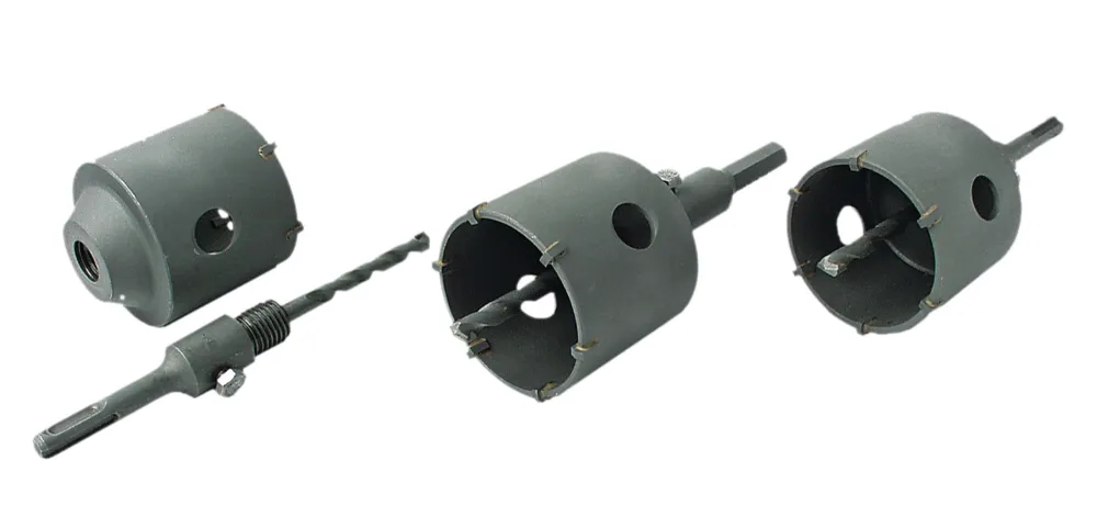 Foret à percussion 68 mm, avec support hexagonal Brüder Mannesmann