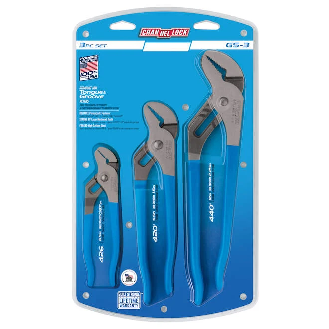 ENSEMBLE PINCES CHANNELLOCK GS-3
