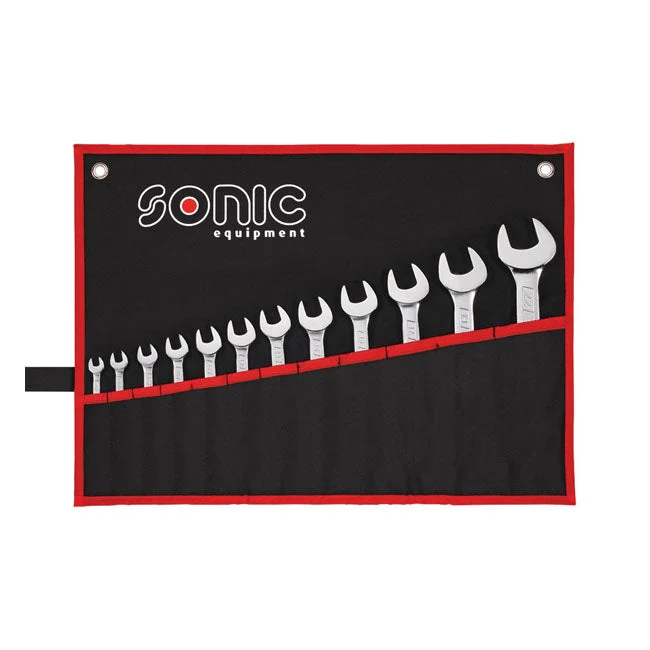 Clés à fourche Sonic avec pochette roulante Tailles US