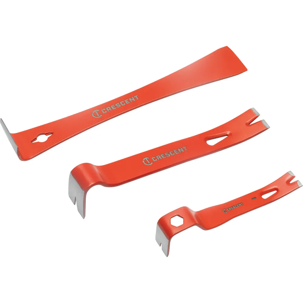 Pry Bar Set, 3 Pcs. Crescent