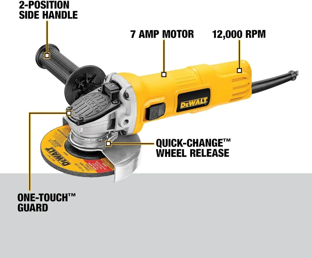 MEULEUSE 4-1/2" DEWALT ONE TOUCH GUARD DWE4011