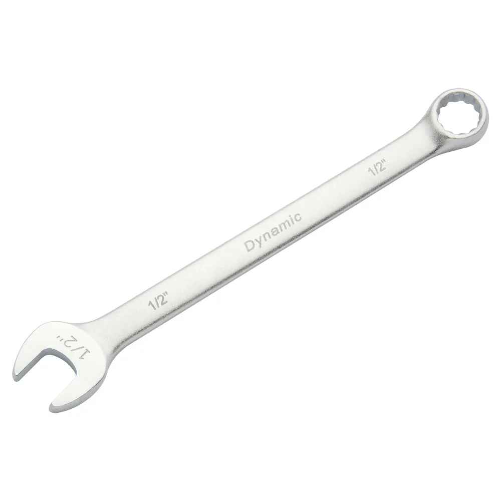Clé mixte, 12 pans, 1-1/2", finition chromée Dynamic Tools