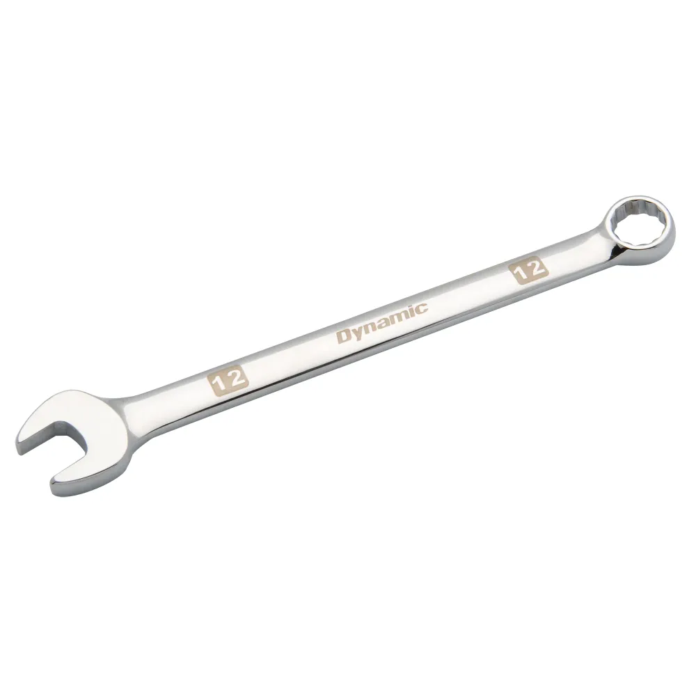 Clé mixte, 12 pans, 13 mm, finition chromée Dynamic Tools