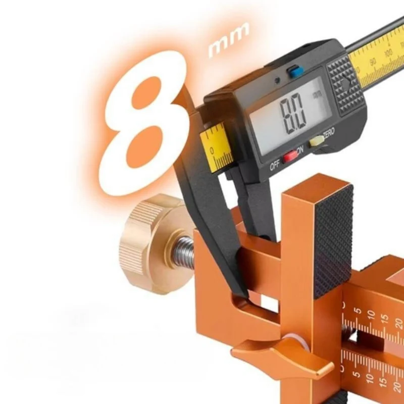 EasyFix – Gabarit de perçage 2 en 1 pour charnières avec échelles réglables