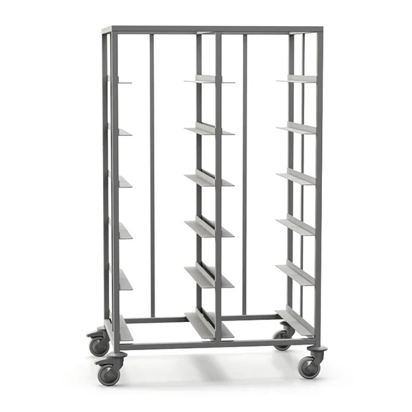 12 x Euro Trolley – Double Trolley 35L Bale Arm Crates (600x400x197mm)