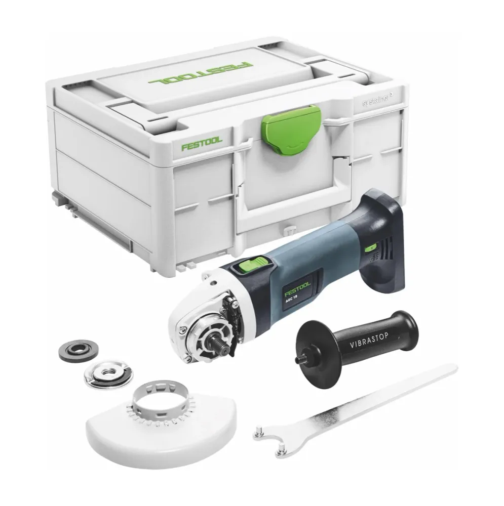 Festool AGC 18-125 EB-Basic Meuleuse d'angle sans fil, 125 mm, sans balai, 18 V + Coffret - sans batterie, sans chargeur (...