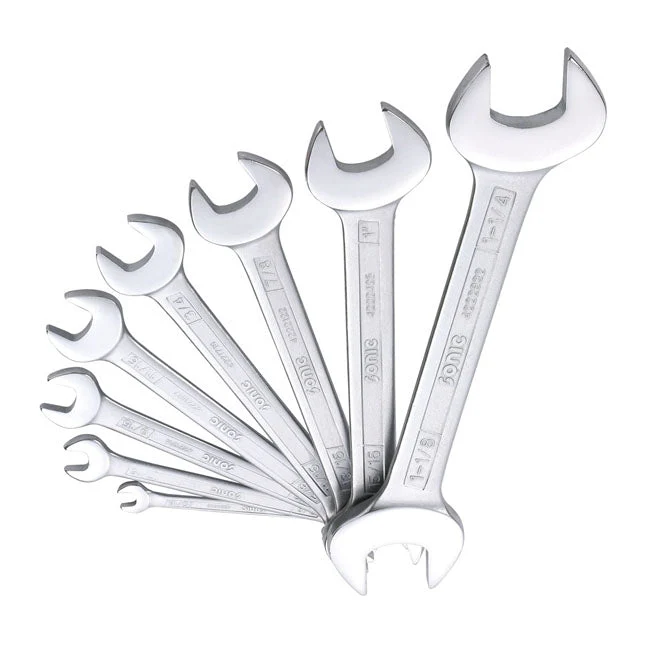 Jeu de clés à fourche Sonic 8-pcs US Sizes