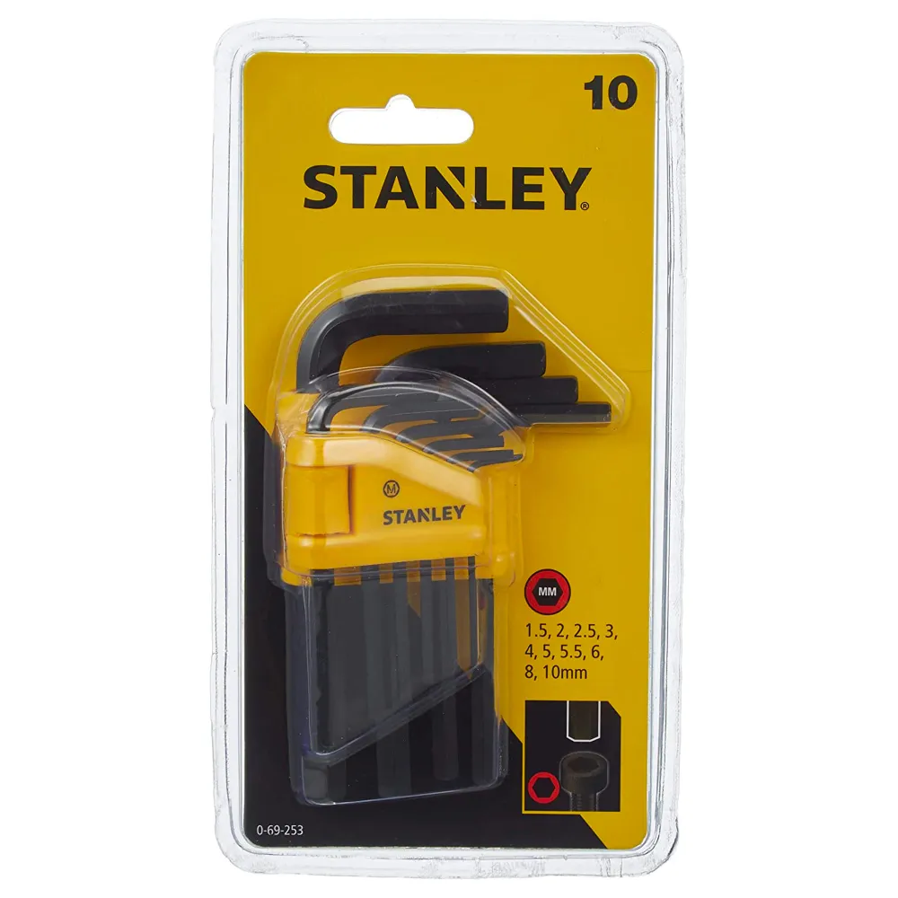 Jeu de clés Stanley 10 pièces