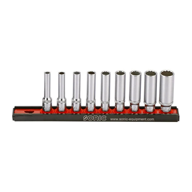 Jeu de douilles profondes Sonic 1/4" US Sizes