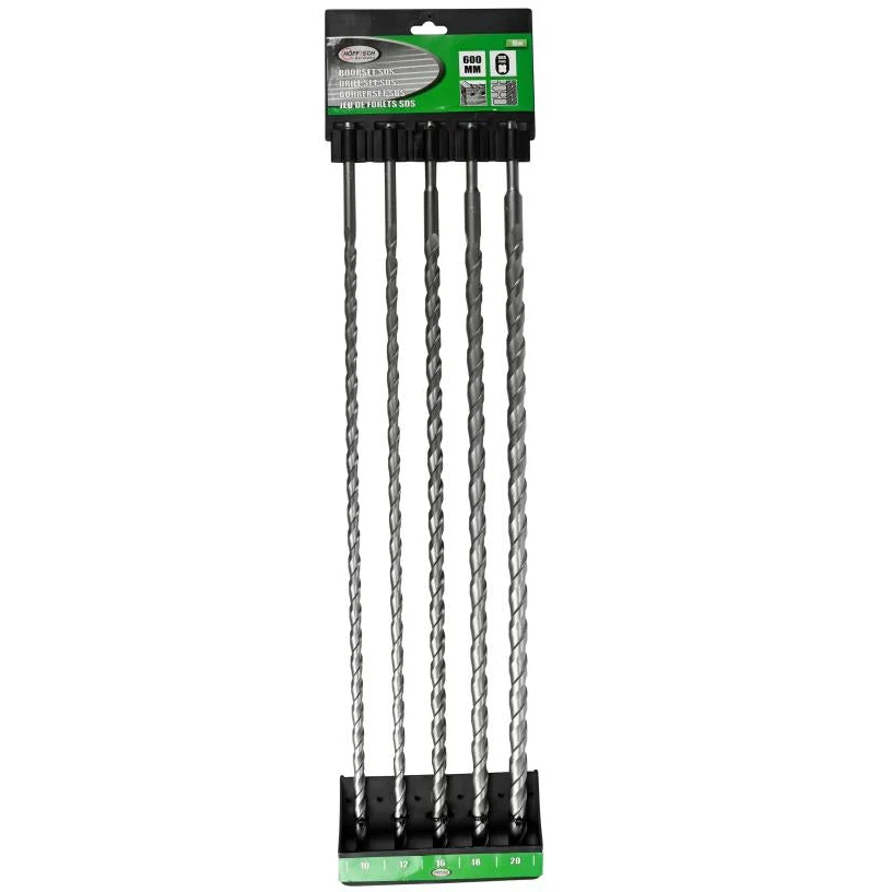 Jeu de forets 5 pcs SDS 600 mm