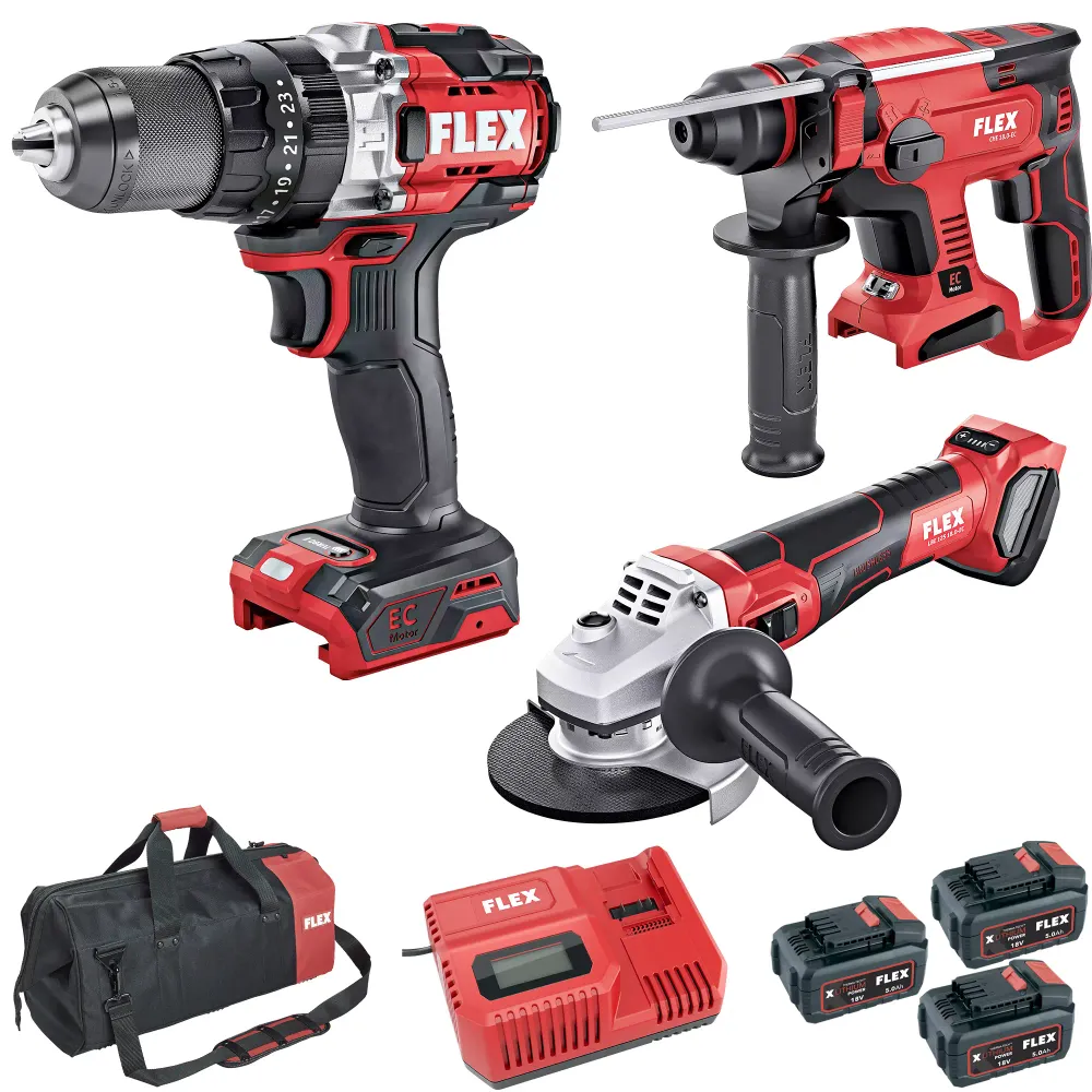 Kit combiné Flex 497444 18V 5Ah