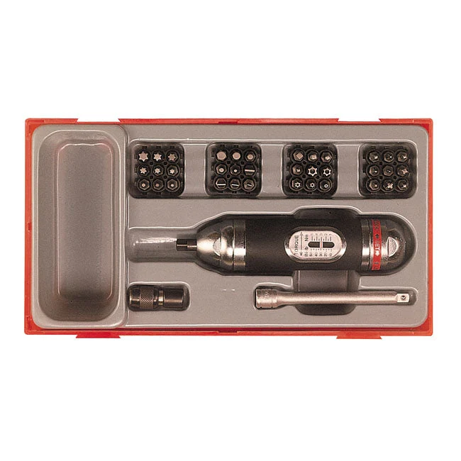 Kit de clé dynamométrique pour tournevis Teng Tools