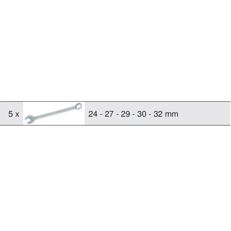 Module de clés mixtes ULTIMATE, 5 pièces - KS TOOLS - 713.2015