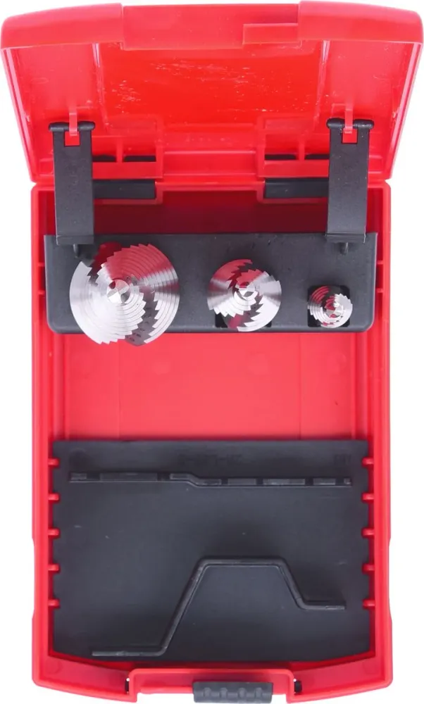 KS TOOLS Coffret de forets étagés HSS Co 5, en box PVC 3 pcs ( 330.2414 )