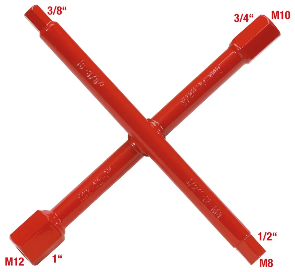 KS TOOLS Clé sanitaire en croix, 7 fonctions ( 116.6000 )