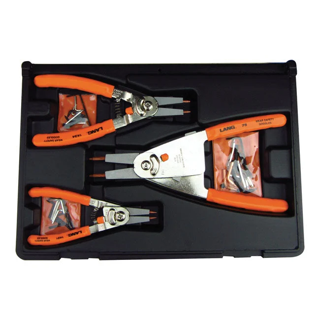 Lang Tools Quick Switch Retaining Ring Pliers 3-pcs Set
