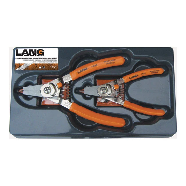 Lang Tools Quick Switch Retaining Ring Pliers 2-pcs Set