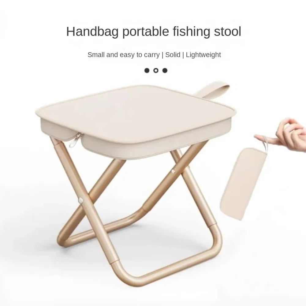 2x Mini Tabouret pliant - Ultra compact Lesobjetsdunet