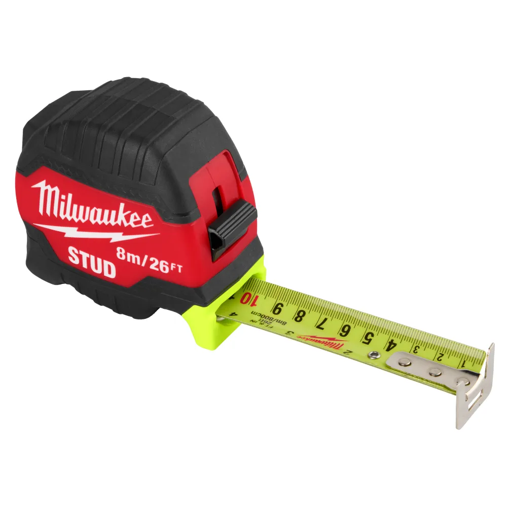 Mètre à ruban Milwaukee 8 m/26 pi STUD™