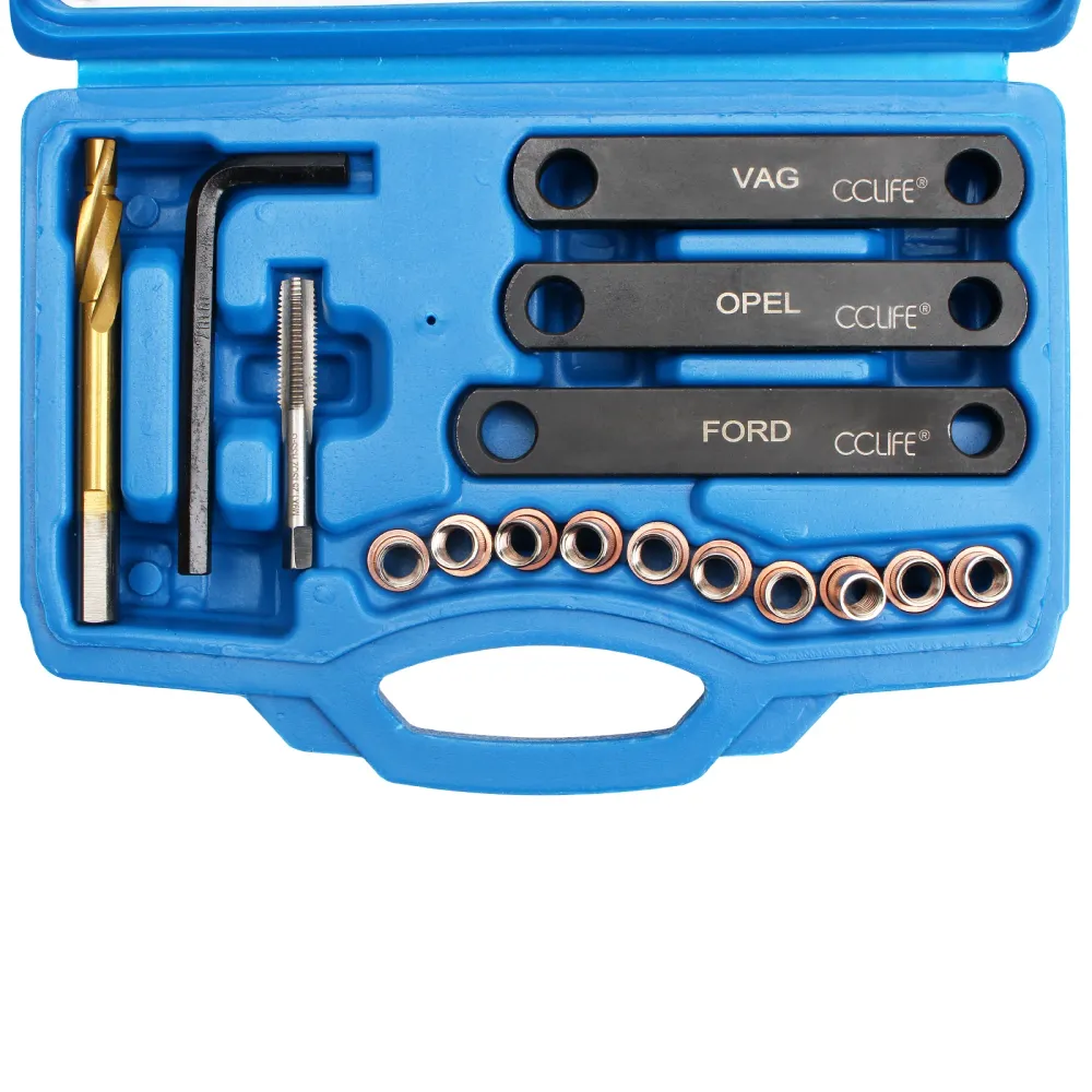 16 pcs Brake Caliper Guide Pin Thread Repair Set Repair Kit Brake Threads Compatible | M9 x 1.25