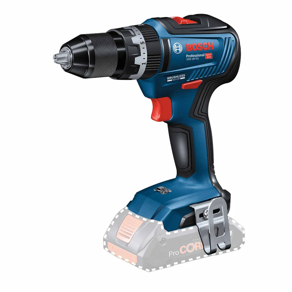 Perceuse visseuse Bosch Batterie GSB 18V-55 4Ah ProCORE