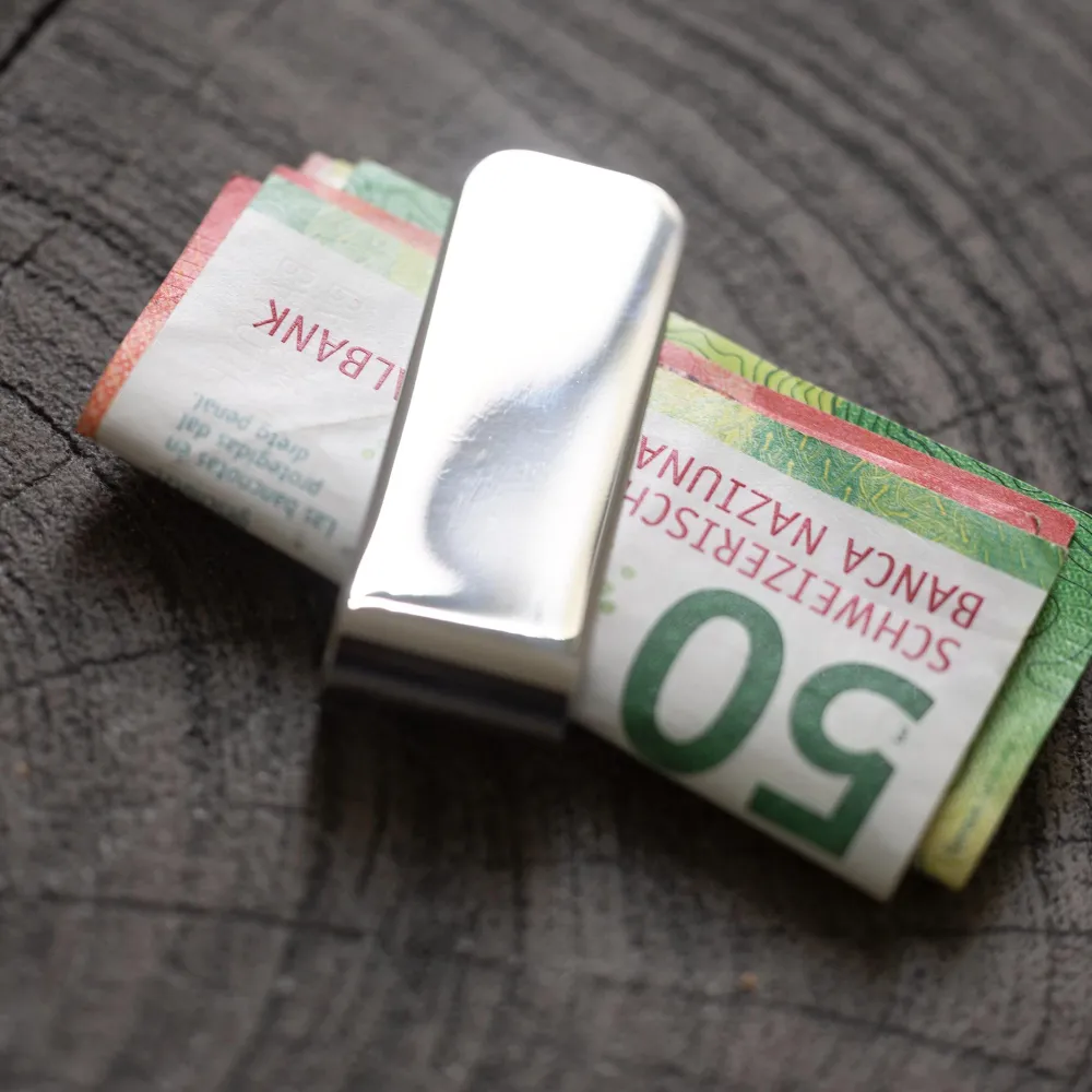 Pince à billets Acier inoxydable