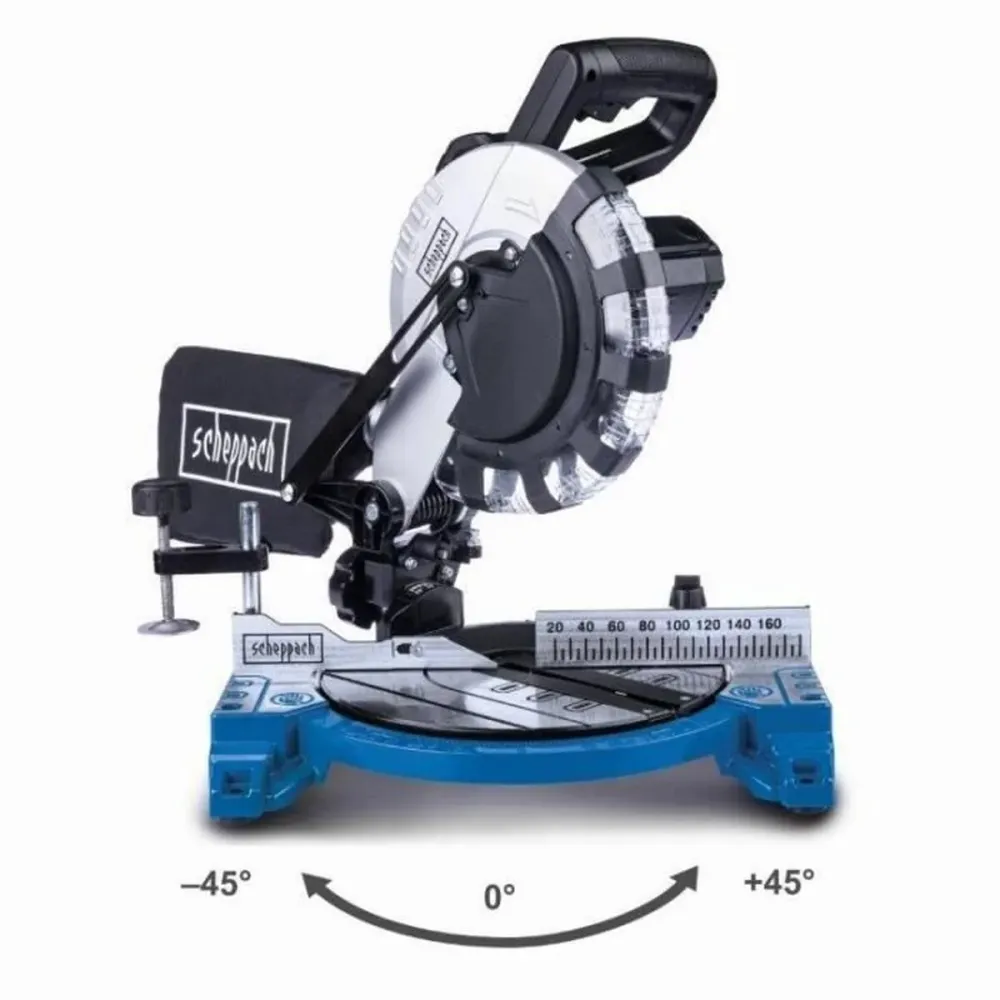 Scie à onglets Scheppach HM210L 1500 W