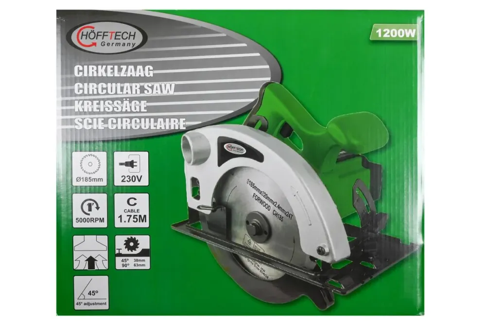 Scie circulaire 1200W ø185 mm
