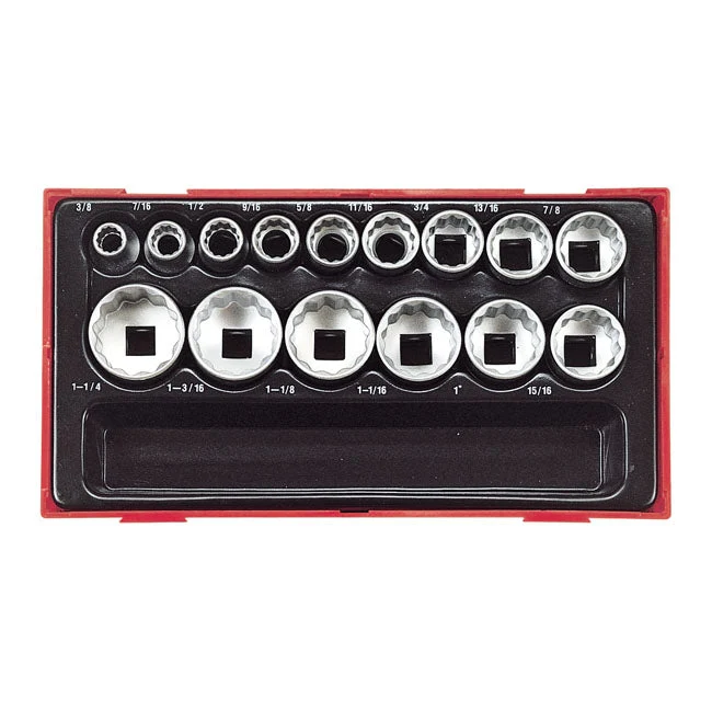 Teng Tools 12-point Socket Set Metric Sizes