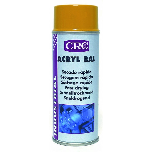 Antifongique et Antitaches Peinture en érosol ACRYL RAL - orange pur RAL 2004 - brillant - 400 mL - CRC