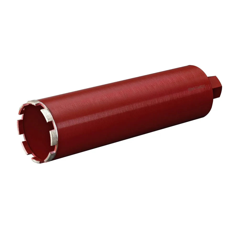 Couronne foret scie de forage diamantée (102x400mm) trépan - humide + sec 03_0001522